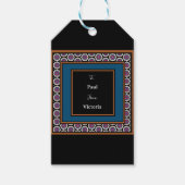 MVB Mexicaanse Monogram Able Accent Border Cadeaulabel (Voorkant)