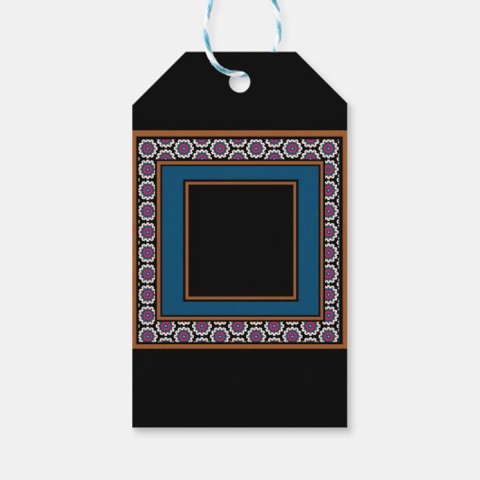 MVB Mexicaanse Monogram Able Accent Border Cadeaulabel (Achterkant)