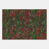 MVB Mistletoe Foliage Design Inpakpapier Vel (Voorkant)