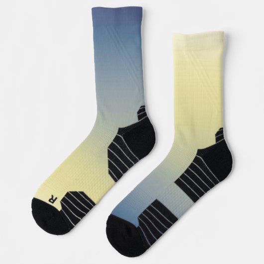 MVB Ombre geel blauw Sokken (Links)