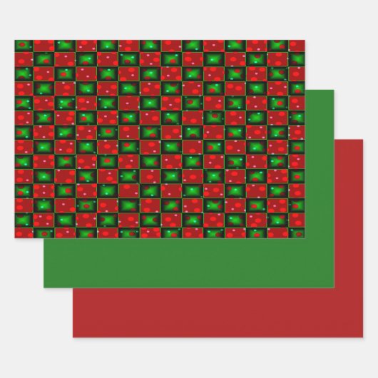 MVB-ontwerp voor kersttwinkle Inpakpapier Vel (Set)