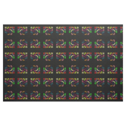 MVB Psychedelic Swirl Fabric Design 1 Stof (Yard (91,4 cm))
