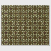 MVB Rich Bronze Gold Pattern Design Cadeaupapier (Vlak)