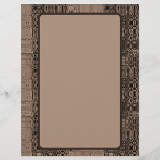 MVB Sepia-Faux Glass-Wrapping Papier Briefhoofd