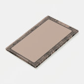 MVB Sepia-Faux Glass-Wrapping Papier Post-it® Notes (Schuin)