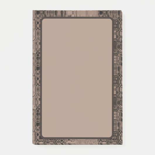 MVB Sepia-Faux Glass-Wrapping Papier Post-it® Notes (Voorkant)