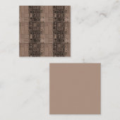 MVB Sepia-Nepglas-Inpakpapier Notitiekaartje (Voorkant / Achterkant)