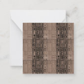 MVB Sepia-Nepparelpapier Notitiekaartje (Voorkant)