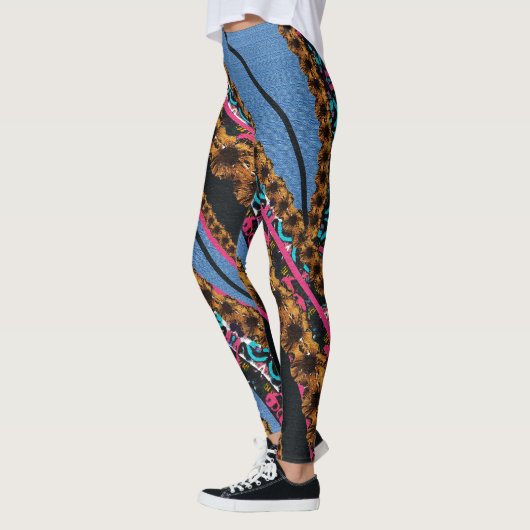 MVB Textiel Abstracte Creatieve Stukken. Leggings (Links)
