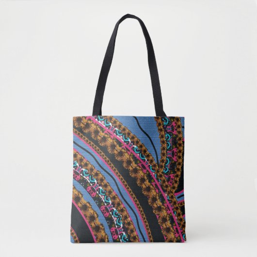 MVB Textiel Abstracte Creatieve Stukken Tote Bag (Voorkant)