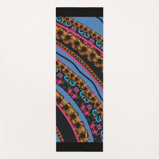 MVB Textiel Abstracte Creatieve Stukken Yogamat (Voorkant)