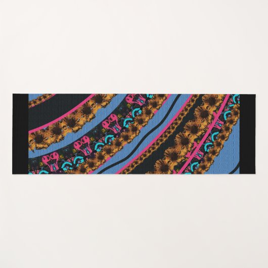 MVB Textiel Abstracte Creatieve Stukken Yogamat (Voorkant (horizontaal))