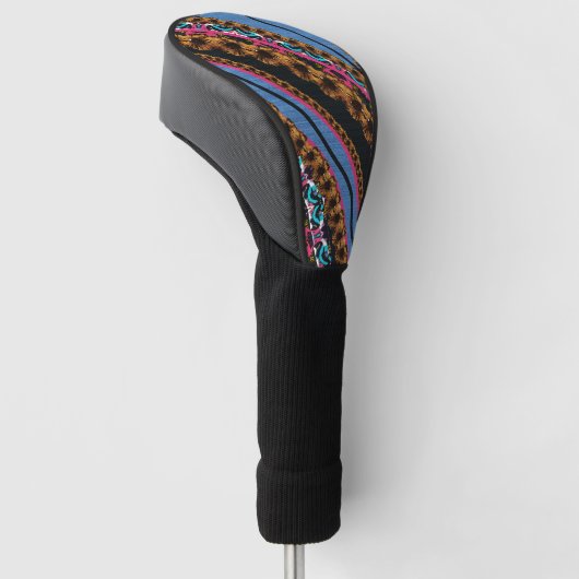 MVB Textiel Abstractieve Creatieve Stukken Golfheadcover (Schuin)