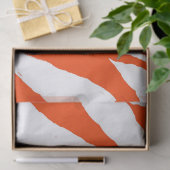 MVB Tiger Stripes Design - Sinaasappel & Wit Tissuepapier (Geschenk)