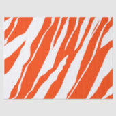 MVB Tiger Stripes Design - Sinaasappel & Wit Tissuepapier (Voorkant)