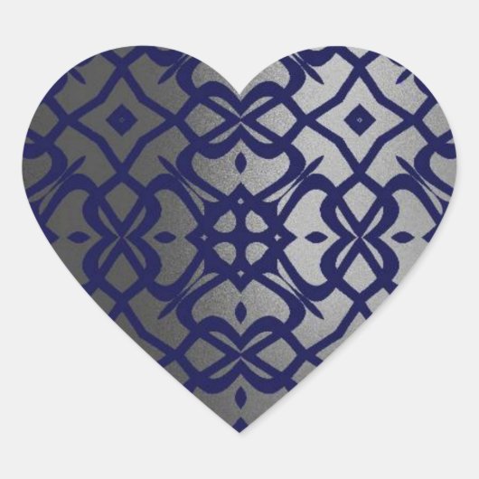 MVB X Lace Pattern Sticker - Blauw Grijs (Voorkant)