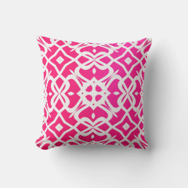 MVB X Pattern Sierkussen - Hot roze en White