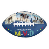 MVD - Meest Waardevolle Papa Custom 3 Foto Keepsak American Football (Voorkant)