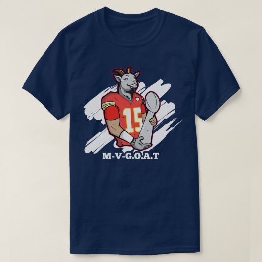 MVGOAT Mahomes MVP T-shirt (Design voorkant)