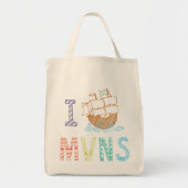 MVNS 2015/2016 Pirate Ship Canvas tas (Voorkant)
