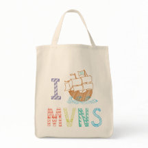 MVNS 2015/2016 Pirate Ship Canvas tas