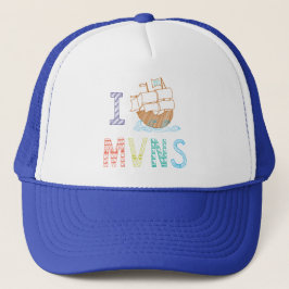 MVNS 2015/2016 Pirate Ship Logo Trucker Pet