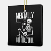 Mvoorbije, maar volledig chill Halloween Costume Keramisch Ornament (Links)