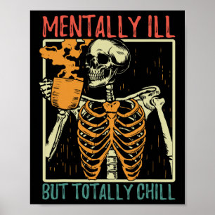 Mvoorbije, maar volledig chill Halloween Costume S Poster