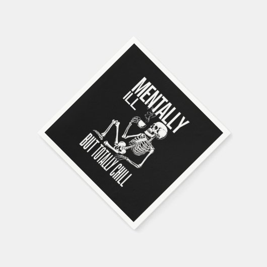 Mvoorbije, maar volledig chill Halloween Costume Servet (Hoek)