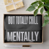 Mvoorbije, maar volledig chill Halloween Costume Tissuepapier (Geschenk)