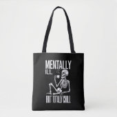 Mvoorbije, maar volledig chill Halloween Costume Tote Bag (Voorkant)