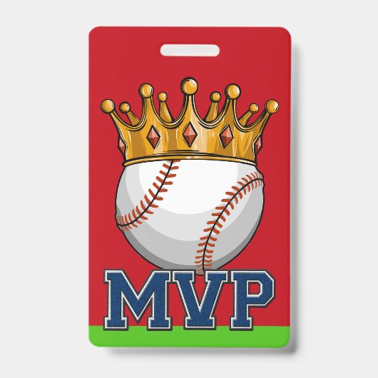 MVP Baseball Sleutelhanger Badge (Voorzijde)