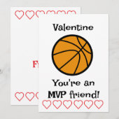 MVP-basketbal Kids klas kerstkaart (Voorkant / Achterkant)