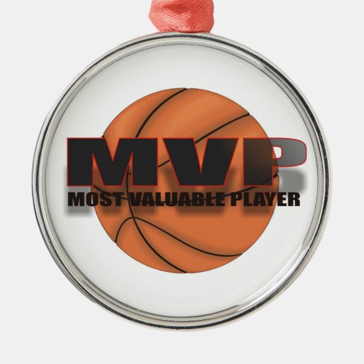 MVP BASKETBALL ORNAMENT (Voorkant)