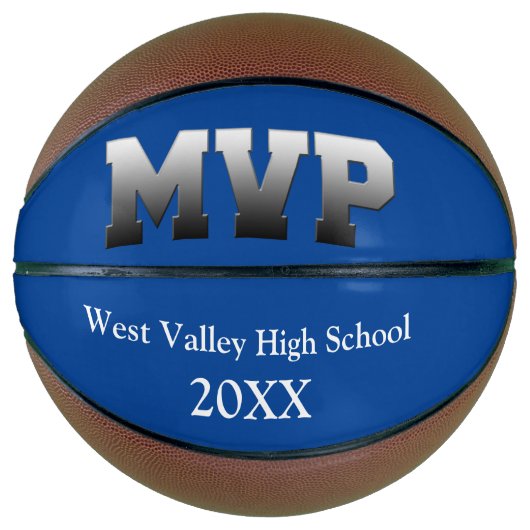 MVP Blauwe Team Basketbal (Voorkant)