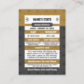 MVP Custom Huisdier Trading Kaarten Fun Dog Tradin Contactkaartje (Achterkant)