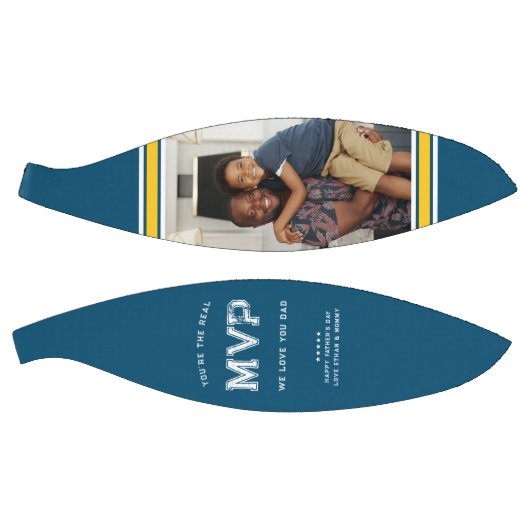 MVP Dad | Blauw & Gouden Vaderdag Basketbal (Panelen)