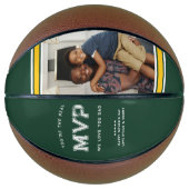 MVP Dad | Groene & Gouden Vaderdag Basketbal (Voorkant)