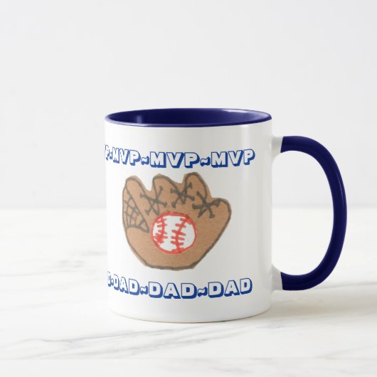 MVP DAD personalized Father's Day mug Mok (Rechts)