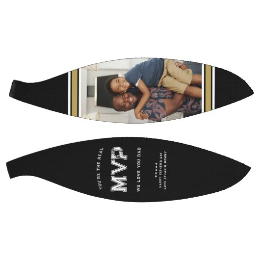 MVP Dad | Zwart & Goud Vaderdag Basketbal (Panelen)