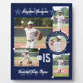 MVP End of Season Baseball Player Photo Collage Fotoplaat (Voorkant)