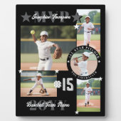 MVP End of Season Baseball Player Photo Collage Fotoplaat (Voorkant)