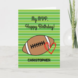 MVP Football Verjaardag Kaart