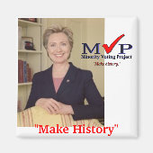 MVP Hillary Clinton magneet (Voorkant)