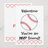 MVP-honkbal Kids klas kerstkaart (Voorkant / Achterkant)