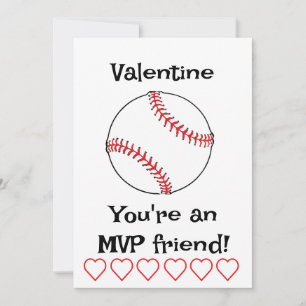 MVP-honkbal Kids klas vakantiekaart Feestdagenkaart