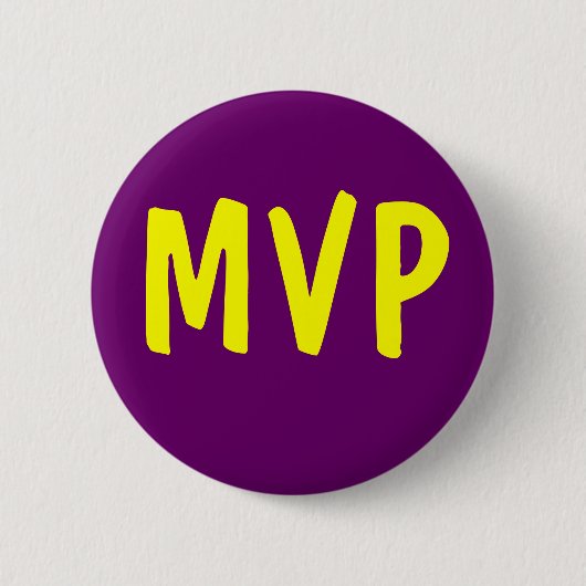MVP - Meest waardevolle speler Ronde Button 5,7 Cm (Voorkant)