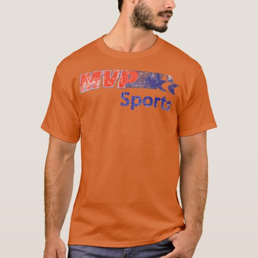 MVP Sports T-Shirt - Retro Athletic Throwback (Voorkant)