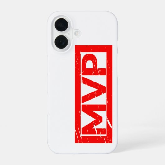 MVP-stempel iPhone 16 Hoesje (Achterkant)
