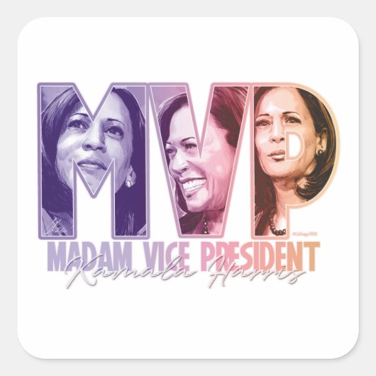 MVP-sticker Vierkante Sticker (Voorkant)